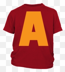 Download Letter A Alvin And The Chipmunks Style Youth T - Active Shirt Png,Alvin Png
