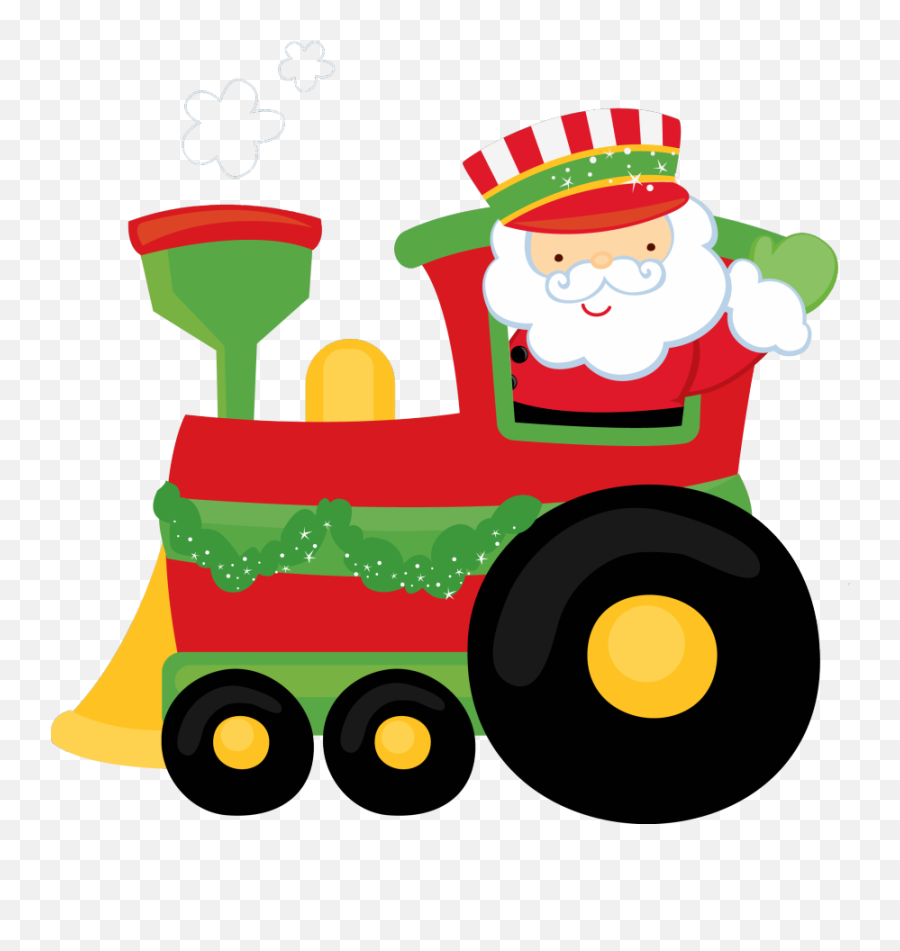 Download Christmas Train Clipart - Santa Train Clip Art Png Christmas Train Clip Art,Train Clipart Png