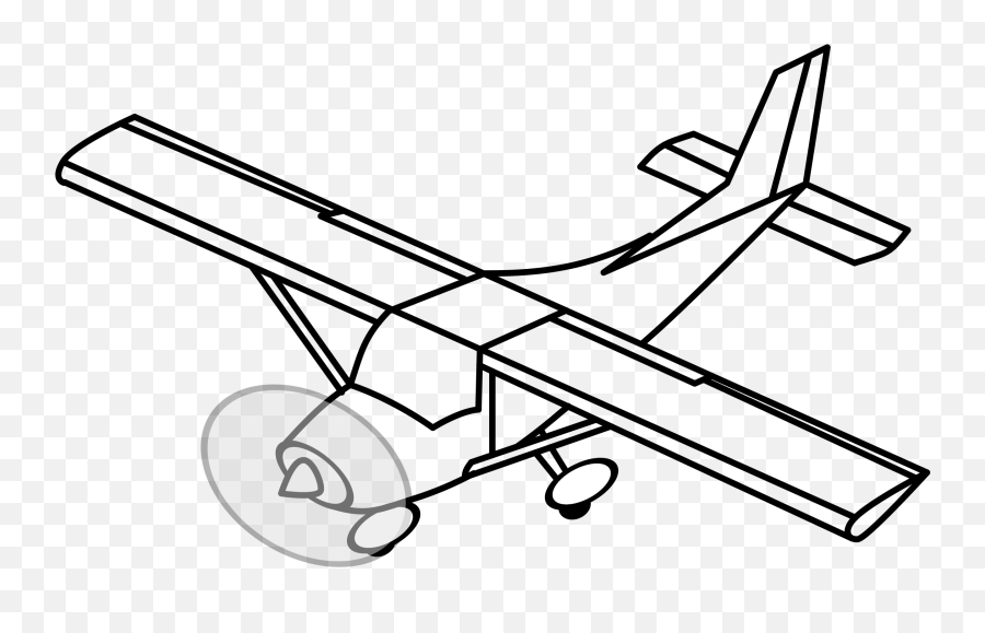 Top Single Engine Airplane Vector Clipart Image - Single Engine Airplane Drawing Png,Airplane Clipart Transparent