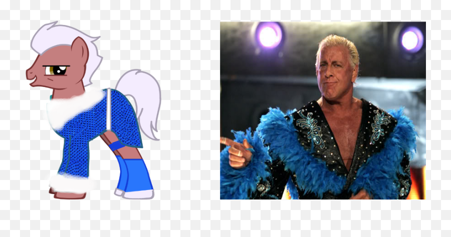 Ponified Rick Flair My Little Pony Friendship Is Magic - Wwe Ric Flair Png,Ric Flair Png