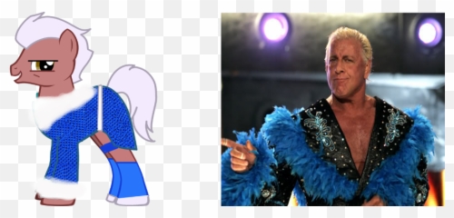 Ponified Rick Flair My Little Pony Friendship Is Magic - Wwe Ric Flair Png,Ric Flair Png