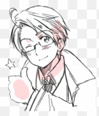 Hetalia America Sticker By Frightenedhetalian - America Hetalia Official Art Png,Hetalia Transparent