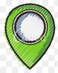 Doodle Location Symbol To Destination Travel Explore - Icons Circle png
