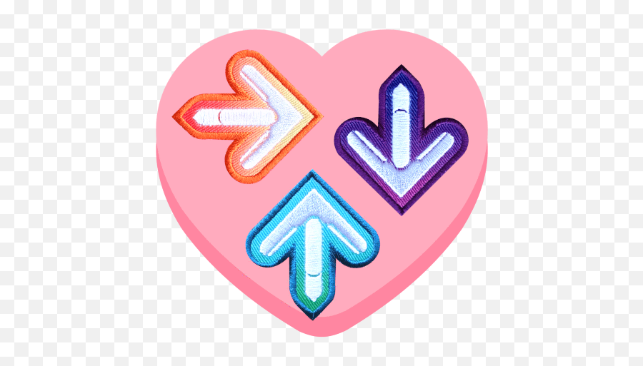Ddr Arrow Patches - Girly Png,Ddr Logo