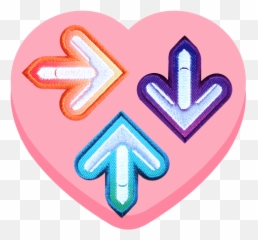 Ddr Arrow Patches - Girly png