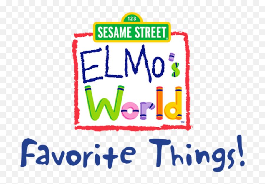 Favorite Things - Sesame Street Sign Png,Sesame Street Logo Png