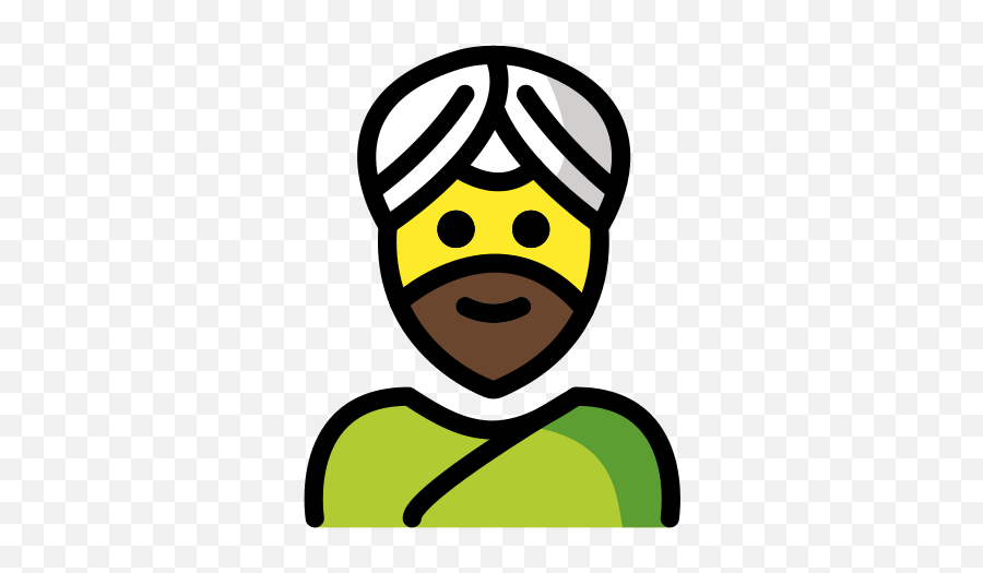 Man With Turban - Emoji Meanings U2013 Typographyguru Clip Art Png,Man Emoji Png