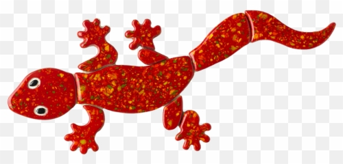 Red Gecko Mosaic Custom Mosaics - Red Leopard Geckos Png,Leopard Gecko Png