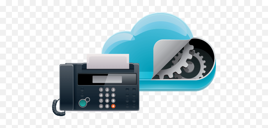 Download Cloud Fax Icon - Data Png Image With No Background Fax,Fax Icon