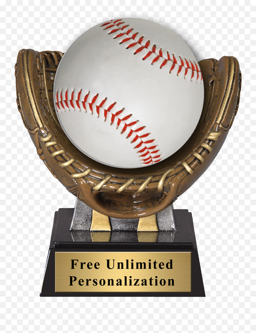 Baseball Glove Ball Holder Trophy - K2 Awards And Apparel Baseball Holder Png,Baseball Ball Png