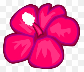 Pink Hawaiian Flower Svg Vector Clip - Girly png