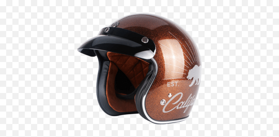 Dot Certified Retro Motorcycle Helmets - Motorcycle Helmet Png,Icon Skeleton Skull Motorcycle Helmet