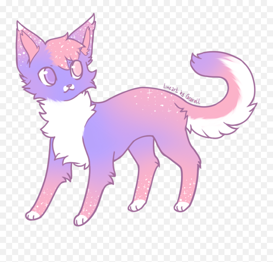 Svg Library Download Drawing Kitten - Anime Cute Cat Drawing Png,Anime Cat Png