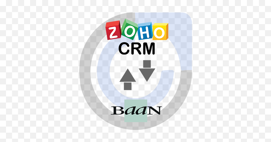 Data Integration For Baan And Zoho Crm With Commercient Sync Png Sales Process Icon