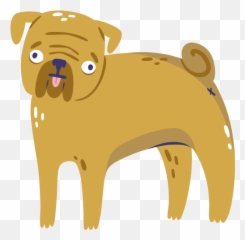 Pug Stickers - Free animals Animal Figure png