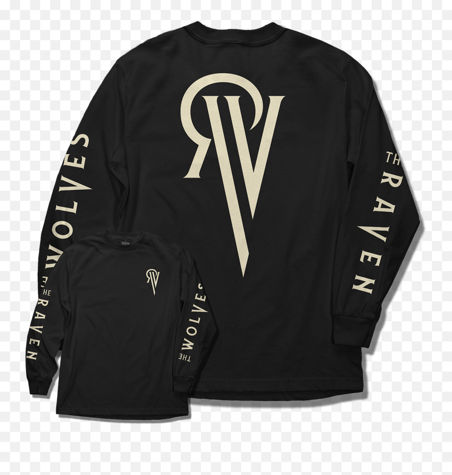 White Icon Long Sleeve - The Raven And The Wolves Long Sleeve Png,Raw Icon