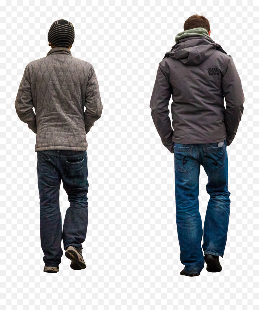 Download Hd Man Standing Back Png - Man From Back Png,Man Standing Png