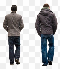 Download Hd Man Standing Back Png - From