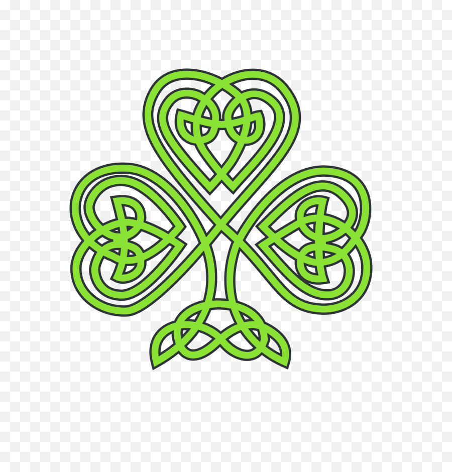 Shamrock Celtic Plant - Celtic Three Leaf Clover Png,Shamrocks Png