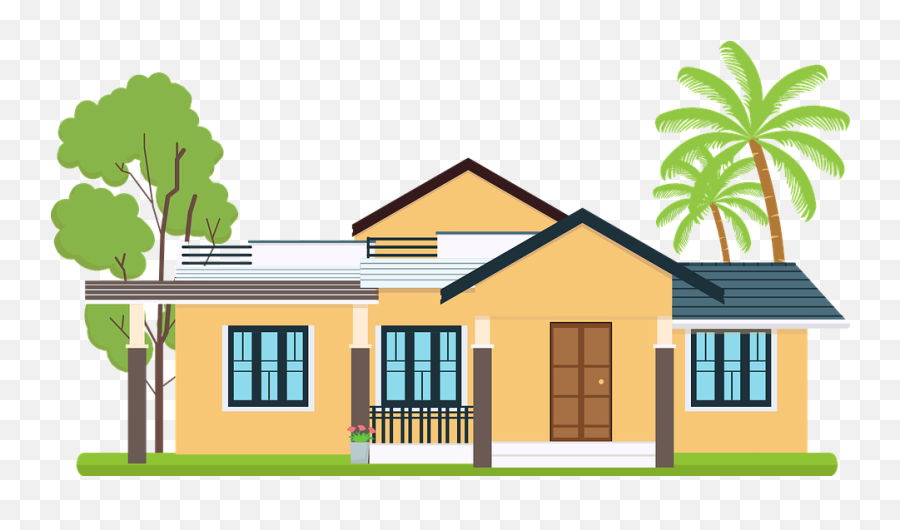 Free Photo Background Modern Cottage House Style Flat Home - Modern House Home Vector Art Png,Modern Palm Tree Icon