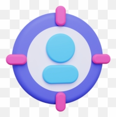 Crosshair Icon - Download in Line Style Dot png
