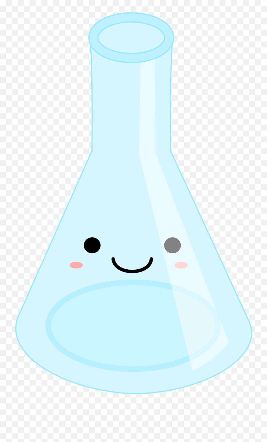 Filekawaii Erlenmeyer Flask Clipartsvg - Wikimedia Commons Clip Art Cute Kawaii Erlenmeyer Flask Science Png,Erlenmeyer Flask Icon