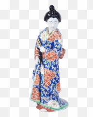 20th Century Japanese Imari Porcelain Geisha Girl 2covet - Shimada png