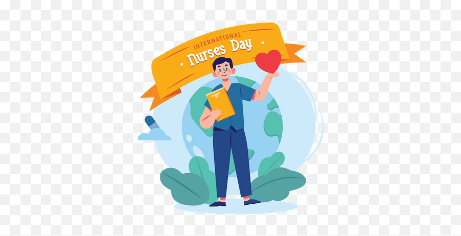 Best Premium Happy Nurse Day Illustration Download In Png - Tradesman,Male Nurse Icon