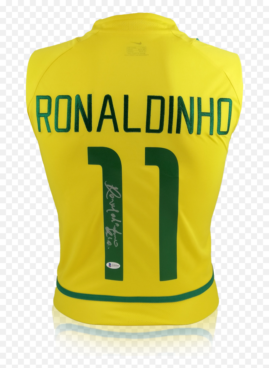 Ronaldinho Signed Brazil Shirt - Sleeveless Png,Ronaldinho Icon