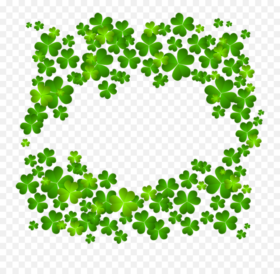 Irish Shamrock Decor Png Clipart - Four Leaf Clover Clip Art,Decor Png