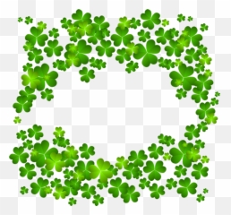 Irish Shamrock Decor Png Clipart - Four Leaf Clover Clip Art,Decor Png