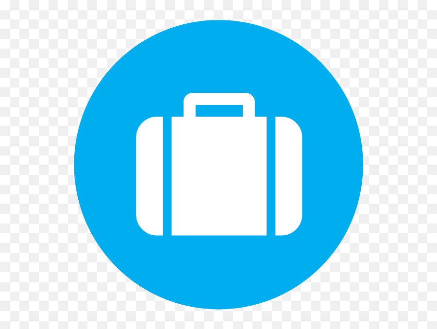 Suitcase - Twitter Icon For Email Signature Gmail Png,Youtube Round Logo