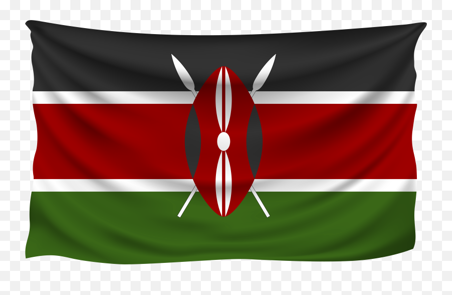 Kenya Flag Clipart - Flag Kenya And Tanzania Png,Haiti Flag Png