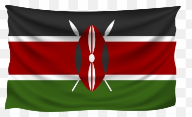 Kenya Flag Clipart - Flag Kenya And Tanzania Png,Haiti Flag Png
