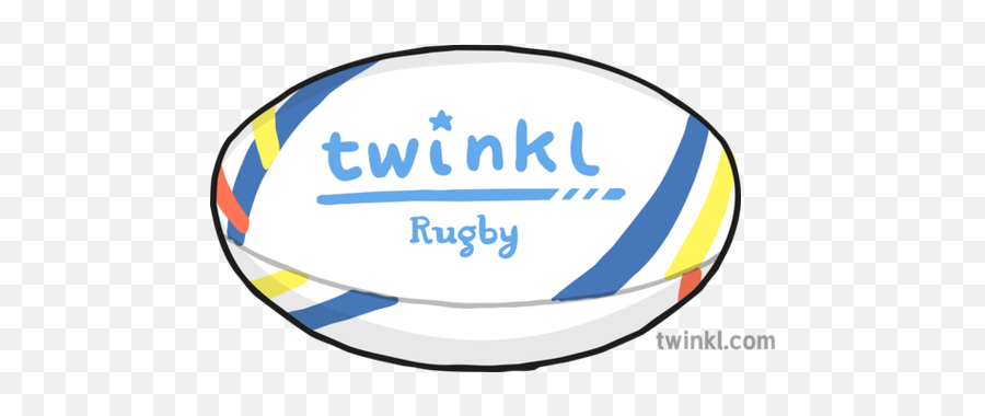 Rugby Ball 1 Illustration - Twinkl Png,Rugby Ball Png