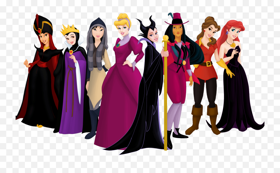 Png Clipart Picture - Disney Princesses As Villains,Disney Princesses Png