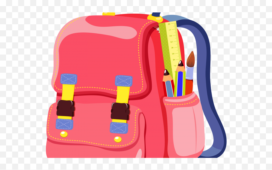 Clipcookdiarynet - Backpack Clipart Transparent Png 4 School Bag Clipart Png,Backpack Transparent Background