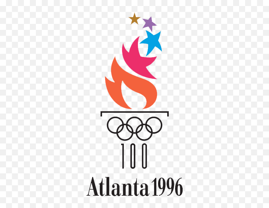 45 Olympic Logos And Symbols From 1924 To 2022 - Colorlib Olympic Games Of 1996 Png,100 Pics Logos 57