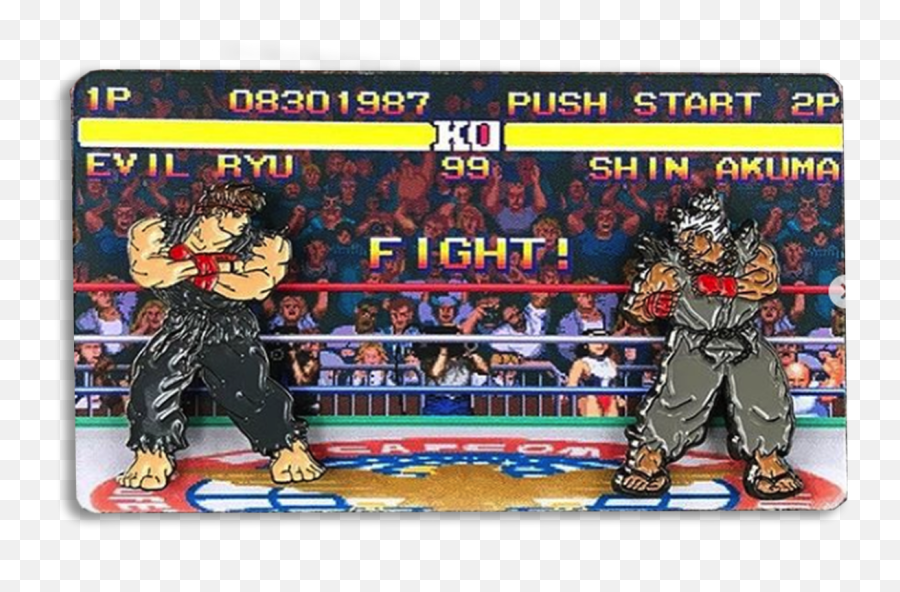 Evil Ryu Vs Shin Akuma Arcade Pack - Figurine Png,Akuma Png