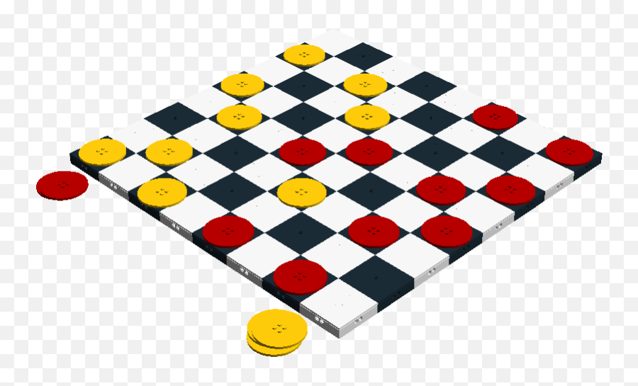 Checkers Lego Png Image - Thin Chess Board,Checkers Png