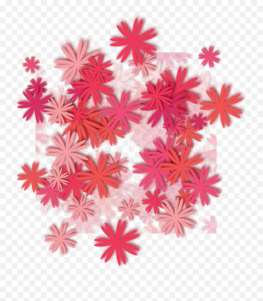 Download Frame Designer Flower Red Hd Png Hq - Happy 8 Mars,Floral Designs Png