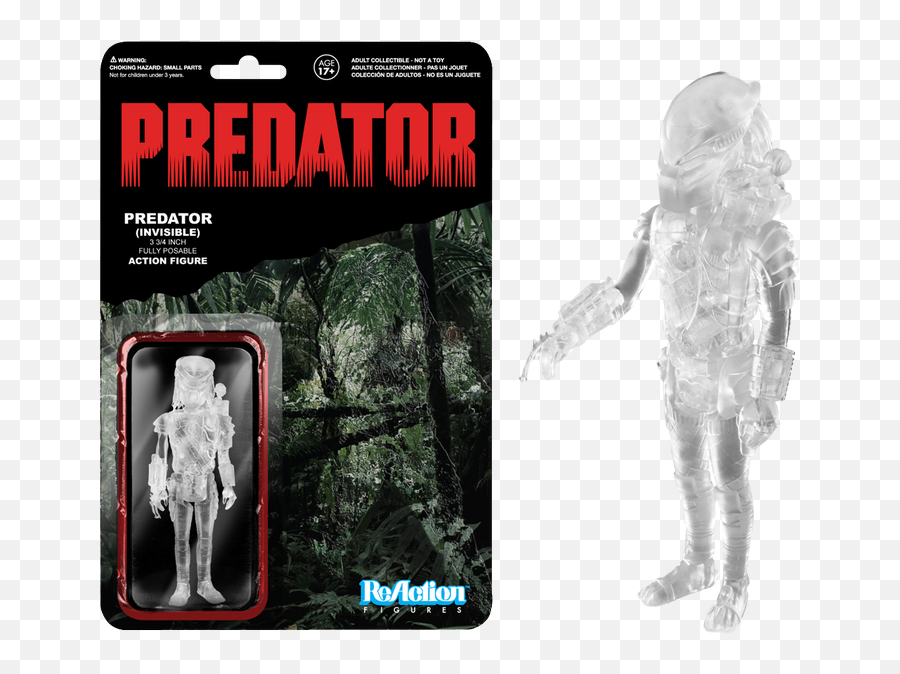 Predator - Invisible Reaction Figure Retrospace Predator Reaction Figure Png,Predator Png