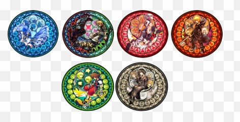 Kingdom Hearts Stained Glass - Kingdom Hearts Birth By Sleep Png,Stained Glass Png