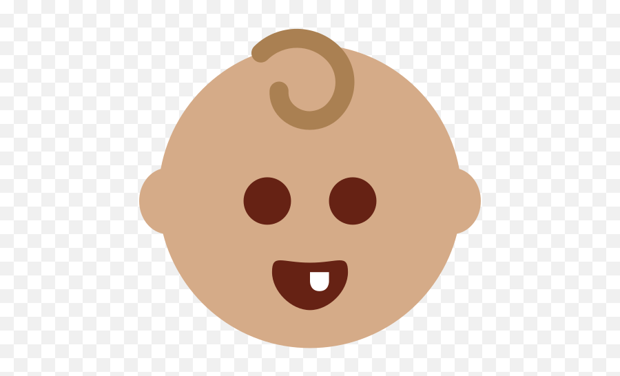 Baby Emoji With Medium Skin Tone - Baby Emoji Vector Png,Baby Emoji Png