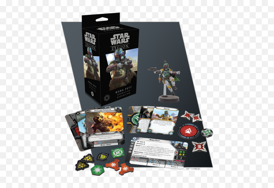 Boba Fett - Expansão De Agente Star Wars Legion Wiki Brasil Star Wars Legion Boba Fett Operative Expansion Png,Boba Fett Png