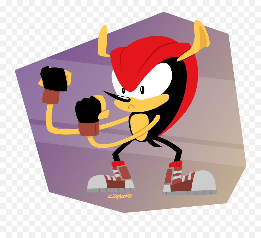 Mighty The Armadillo In Sonic 2 - Free Transparent PNG Clipart