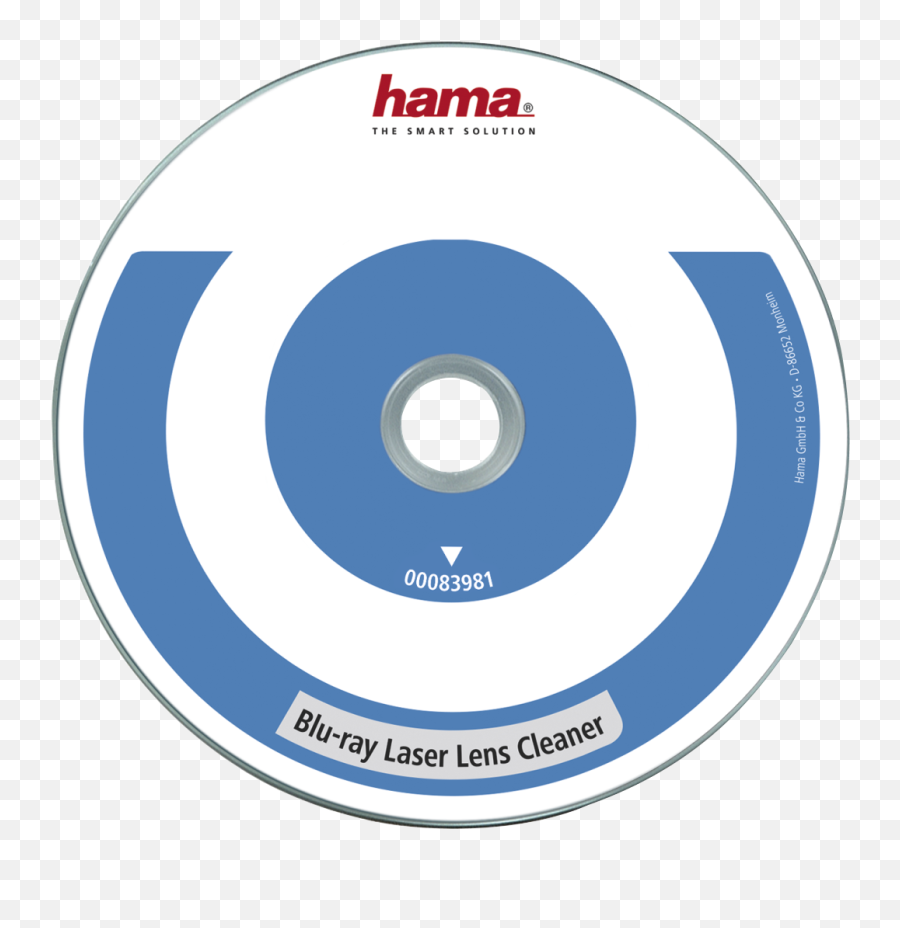 00083981 Hama Blu - Ray Laser Cleaning Disc Hama De Hama Png,Blu Ray Logo Png
