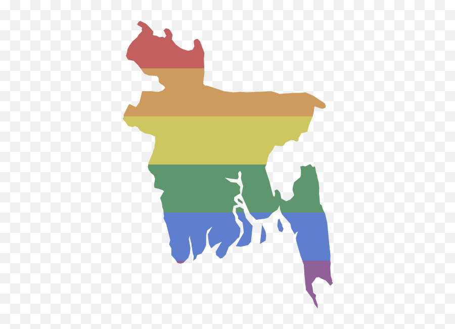 Bangladesh Flag Png - India Transparent Lgbt Most Bangladesh Map Clipart,Lgbt Transparent