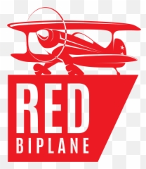Red Biplane Digital Marketing - Vector Graphics Png,Biplane Png