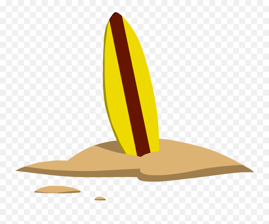 Random Icons - Surfboard In Sand Clipart Full Size Png Surfboards In Sand Vector,Sand Clipart Png